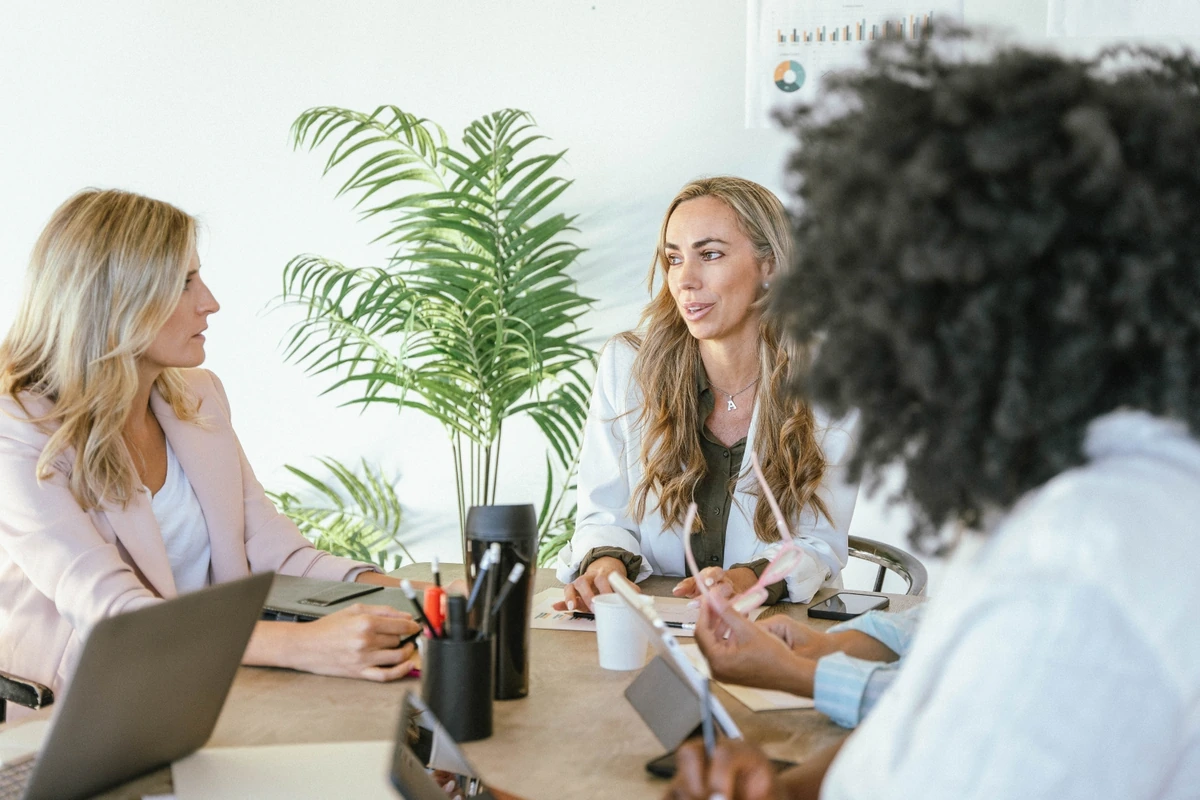 A conversation during a legal consultation